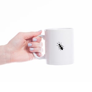 Ant Coffee Mug, Ant Custom  Mug, Fun Ants Coffee Cup, Cute Ants Mug, Gift for Him, Gift for Her, Co-worker Gift