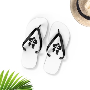 Gorilla Flip-Flops, Gorilla Icon Flip Flops, Gorilla Sandalias, Cute Gorilla Gift, Gorilla Icon Gift, Fun Gorilla Gift, Unisex Flip-Flops