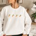 Carrot Print Pattern Women Crewneck Sweatshirt