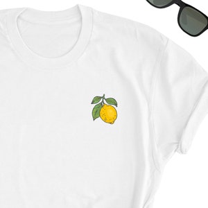 Lemon Shirt, Cute Lemon Tee Shirt, Lemon Tee Top, Cute Lemon T-Shirt,  Lemon Gift Shirt, Lemon Lover Friends UNISEX Shirt Gift