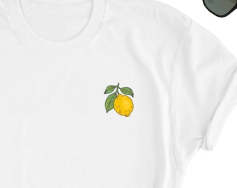 Lemon Shirt, Cute Lemon Tee Shirt, Lemon Tee Top, Cute Lemon T-Shirt,  Lemon Gift Shirt, Lemon Lover Friends UNISEX Shirt Gift