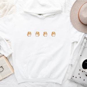 Hamster Hoodie, Cute Hamster Hoodie, Hamster Sweatshirt, Hamster Hooded Sweater, Cute Hamster Gift, Hamsters Lover ADULTS UNISEX Hoodie