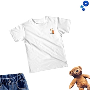 Owl Bird Kids Shirt, Cute Owl Child Tee, Owls Lover Kids T-Shirt, Owl Icon Baby Bodysuit, Owl Lover Baby Gift, Cute Owls KIDS UNISEX GIFT