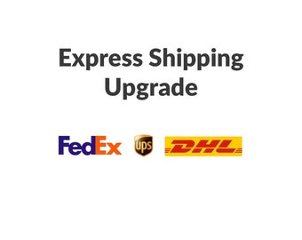 Upgrade your shipping to Express - FedEx - DHL - UPS