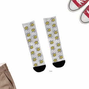 Bees Socks, Bee Lover Socks, Cute Bee Socks, Cute Bees Socks, Bees lover Socks, Cute Bee Gifts, Bee Lover Socks Gift