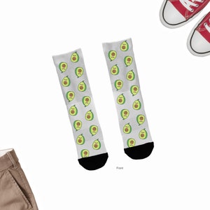 Avocado Socks, Avocado Lover Socks, Fun Avocado Socks, Cute Avocado Socks, Avocado lover Socks, Fun Avocado Gifts, Avocado Lover Socks Gift