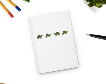 Turtle Spiral Notebook Journal, Turtle Journal, Gift for Turtle Lover Notebook, Cute Turtle Icon Notebook Journal, Fun Turtle Gift Journal