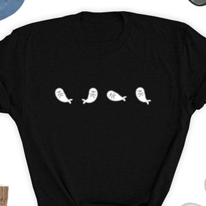 Camiseta con foca, camiseta para amantes del océano, camiseta con foca para amantes del océano, camiseta con icono de foca, bonita camiseta con regalo de foca, camiseta UNISEX con diseño de foca