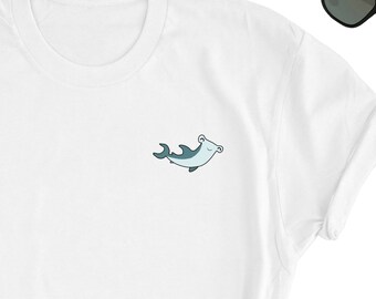 Shark Shirt, Hammerhead Shark Tee Shirt, Hammerhead Shark Tee Top, Sharks Lover T-Shirt, Shark Gift Shirt, Ocean Lover Friend UNISEX Shirt