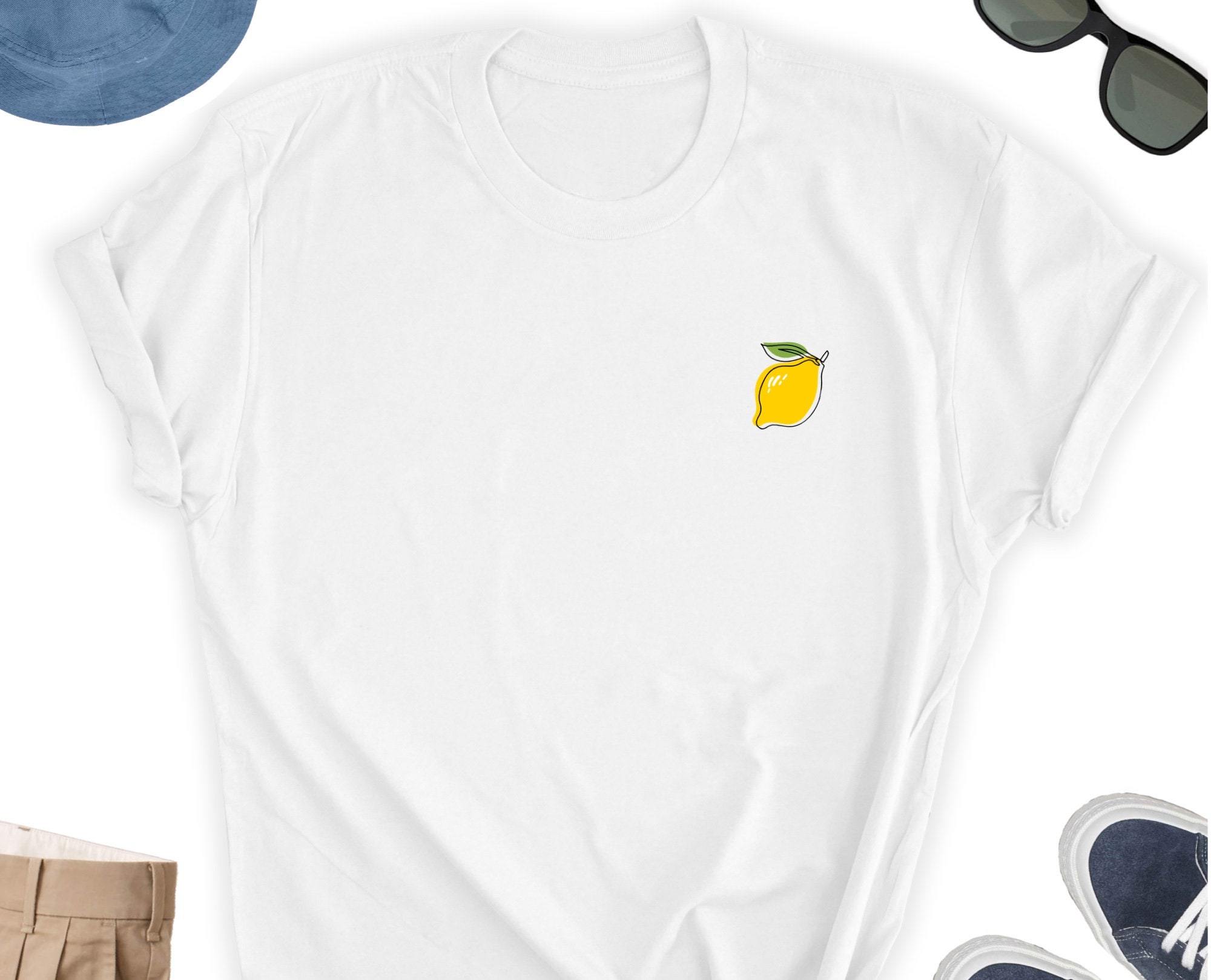 関税送料込み【DIME】Nightlight T-Shirt (Lemon) Lemon Shirt, Lemons Lover Tee Shirt, Lemon Tee Top, Lemons