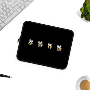 Biene Laptoptasche, Hummel Laptoptasche, süße Bienen Laptoptasche Geschenk, Biene iPad Hülle, Hummel Geschenk MacBook Air Pro 13 &quot;15&quot; Hülle