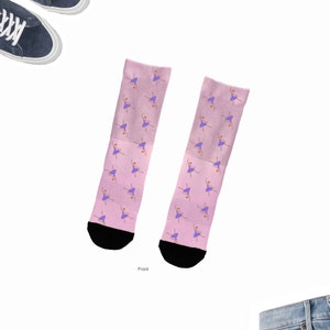 Ballet Ballerina Sokken, Ballet Lover Sokken, Danser Vriend Sokken, Ballet Leuke Sokken, Ballet Vriend Sokken, Schattige Ballerina Gift, Ballet Sokken