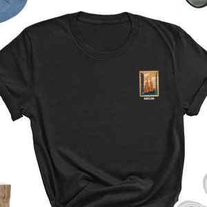 Barcelona T-Shirt, Barcelona Lover Shirt, Barcelona Tee, Spain Shirt, Gift for Barcelona Love, Gift for Spanish Friend, Spain UNISEX T-Shirt