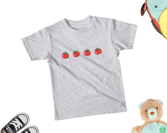 Tomato Kid Shirt, Cute Tomato icon Child Shirt, Fun Tomatoes Lover Kids Baby Bodysuit, Tomatoes Kids Tee, Kid Tomato Shirt Toddler Baby Gift