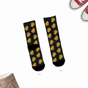 Cheese Socks, Cheese Lover Socks, Cheese Friend Socks, Cheese Cute Socks, Cheese Cute Friend Socks, Fun Cheese Gift, Cheese Lover Socks