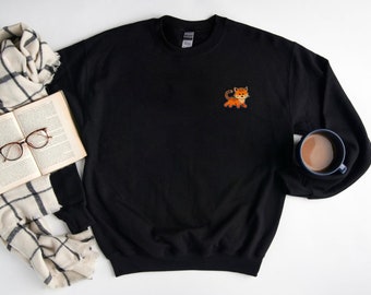 Tiger Sweatshirt, Tiger Design Sweater, Tiger Sweatshirts, Tiger Crewneck, Cute Tiger Unisex Sweatshirts