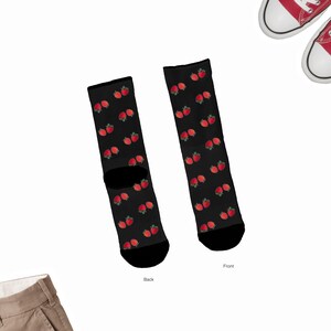 Strawberry Socks, Strawberries Socks, Fruits Lover Socks, Cute Strawberry Socks, Strawberry lover Socks, Fruits Lover Gifts, Strawberries So