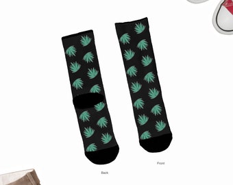 Mezcal Agave Socks, Mezcal Lover Socks, Mezcal Friend Socks, Agave Cute Socks, Mezcal Lover Friend Socks, Cute Mezcal Gift, Agave Cute Socks