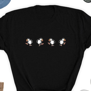 Puffin Shirt, Cute Puffin Tee Shirt, Puffin Tee Top, Cute Puffin T-Shirt,  Puffin Gift Shirt, Puffin Lover Friends UNISEX Shirt Gift