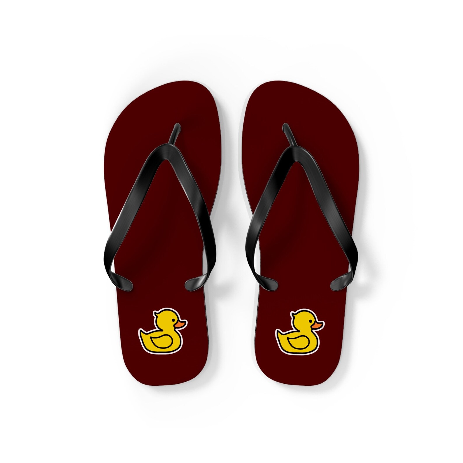 Yellow Duck Flip-flops, Cute Duck Flip Flops, Ducks Sandals, Ducks ...