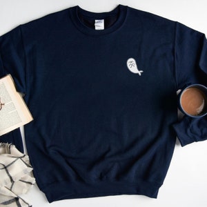 Seal Sweatshirt, Fun Seal Icon Sweater, Seal Sweatshirts, Seal Crewneck, Ocean Lover Unisex Sweatshirts