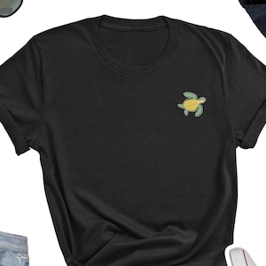 Turtle Shirt, Cute Turtle Tee Shirt, Turtle Tee Top, Cute Turtle T-Shirt,  Turtle Gift Shirt, Turtle Lover Friends UNISEX Shirt Gift