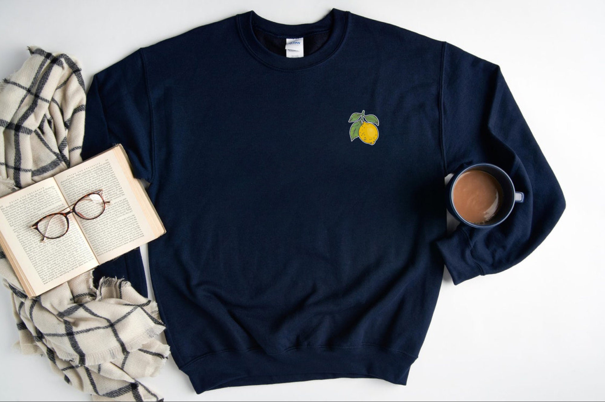 Lemon Sweatshirt, Lemons Lover Sweater, Lemon Sweatshirts, Lemon
