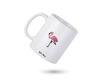 Flamingo Coffee Mug, Flamingo Custom  Mug, Cute Flamingo Coffee Cup, Flamingos Lover Mug, Gift for Him, Gift for Her, Co-worker Gift