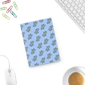 Hippo Journal Notebook, Cute Hippo Journal, Gift for Hippo Lover Notebooks, Cute Hippo Spiral Notebook, Hippo Lover Gift Journal