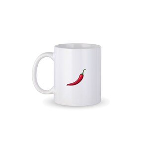 Chili Pepper Coffee Mug, Chili Pepper Custom  Mug, Chillies Coffee Cup, Chilis Lover Mug, Gift for Him, Gift for Her, Co-worker Gift