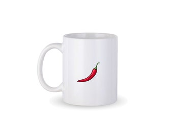 Chili Pepper Coffee Mug, Chili Pepper Custom  Mug, Chillies Coffee Cup, Chilis Lover Mug, Gift for Him, Gift for Her, Co-worker Gift