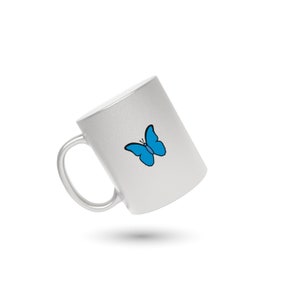 Butterfly Coffee Mug, Butterfly Custom  Mug, Butterflies Coffee Cup, Butterfly Lover Mug, Gift for Him, Gift for Her, Co-worker Gift