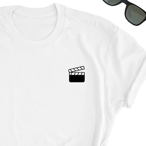 Film Lover Shirt, Filmmaker T-Shirt, Movie T-shirt, Movie Lover Tee,  Cute Movie Shirt, Film Top, Clapperboard Gift, Unisex T-shirt