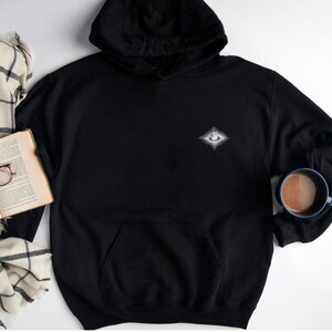 Sudadera con capucha "Ojo de la Conciencia", jersey "Tercer Ojo", sudadera con el icono "Tercer Ojo", sudadera con capucha "Tercer Ojo", suéter de regalo "Tercer Ojo", sudadera con capucha unisex "Ojo"