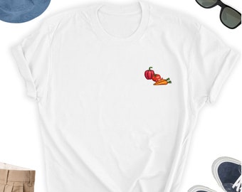 Chemise de légumes, Tee-shirt de légumes, Tee-shirt de légumes, T-shirt de légumes, Chemise cadeau de légumes, Cadeau de chemise UNISEXE amis végétariens