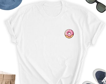 Chemise donut, joli t-shirt donut, haut en t-shirt design donut, T-shirt donut, chemise cadeau donut, t-shirt unisexe Donut Lover Friends