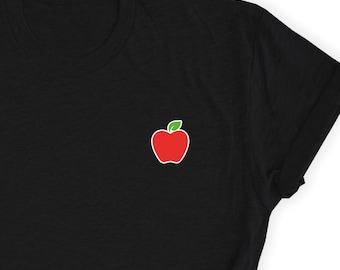 Apple Design Shirt, süßes Apple Shirt, Apple Icon Geschenk Tee, Obst Liebhaber Shirt, Apple Icon minimalistisches Shirt, Apple Regular Tee, Apple T-Shirt