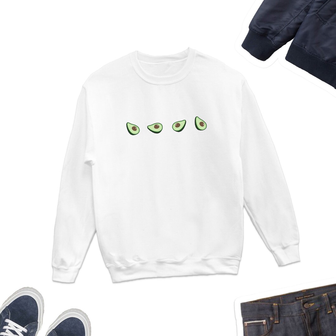 Avocado Sweatshirt, Cute Avocado Sweater, Avocado Sweatshirts, Avocado