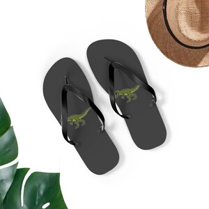 T-Rex Flip-Flops, Cute T-Rex Flip Flops, T-Rex Sandals, Dinosaur T-Rex Gift, Cute T-Rex Gift, Fun T-Rex Gift, UNISEX Flip-Flops