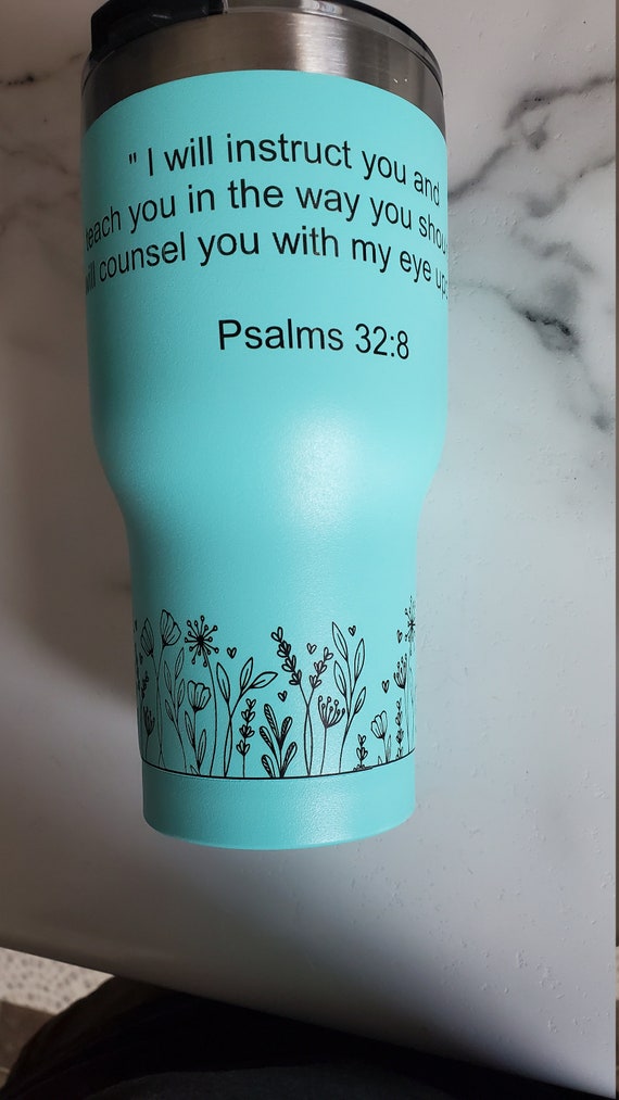 30 Oz Custom RTIC Tumbler Laser Engraved Name and Custom Designs