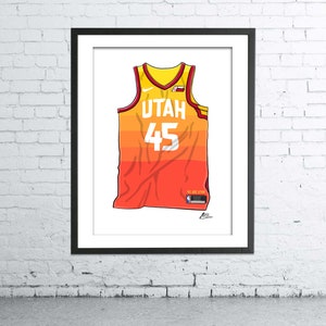 Donovan Mitchell Authentic Jersey Nike Utah Jazz City Edition Dark Mode XXL  56