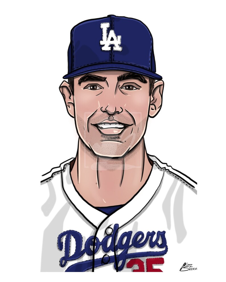 Cody Bellinger LA Dodgers Premium Poster Print Etsy