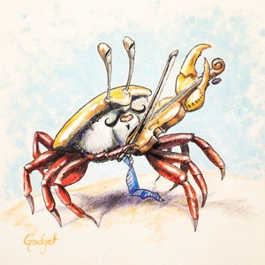François the fancy fiddler crab