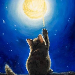 Pawing at the moon