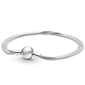 Pandora Stil Silber Armband, 925 Sterling Silber Armband