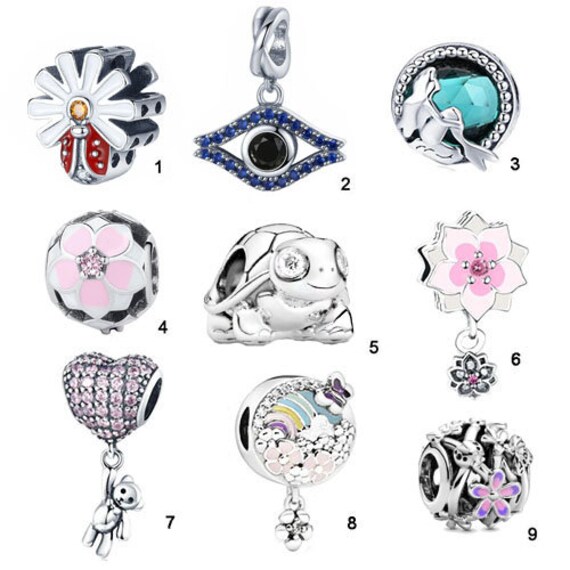 Buy Silver Charm Sterling Silver Charms Fit Pandora Style
