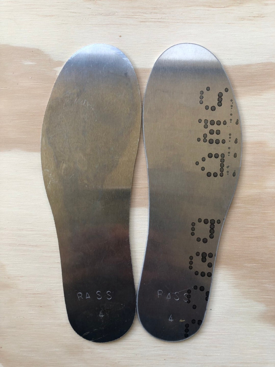 Pair of Aluminum Insole Custom Vans Roller Skates Rollaround Skate Shop