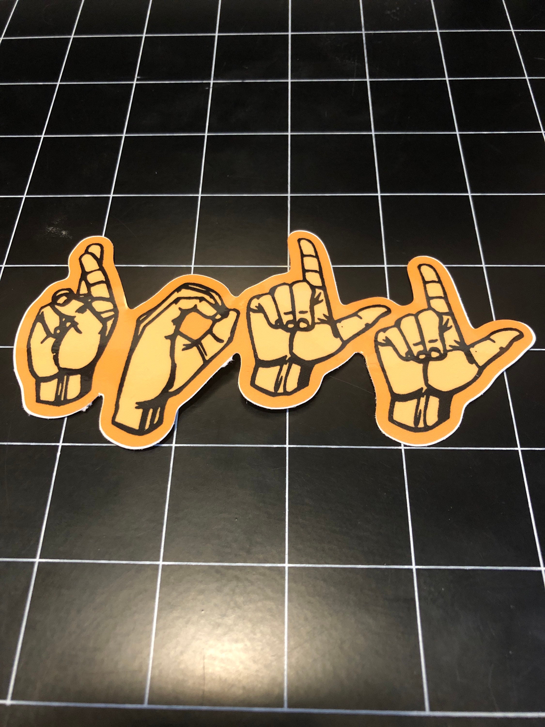 ASL ROLL STICKER rollerskating roller skates Etsy
