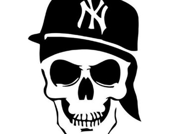 yankees skull cap
