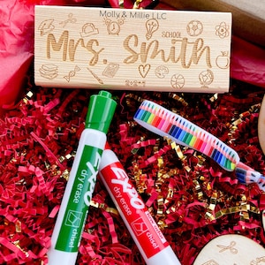 Teacher Appreciation Gift | personalized whiteboard eraser | Educator gift | whiteboard dry eraser with markers | Teacher Gift | Eraser ONLY